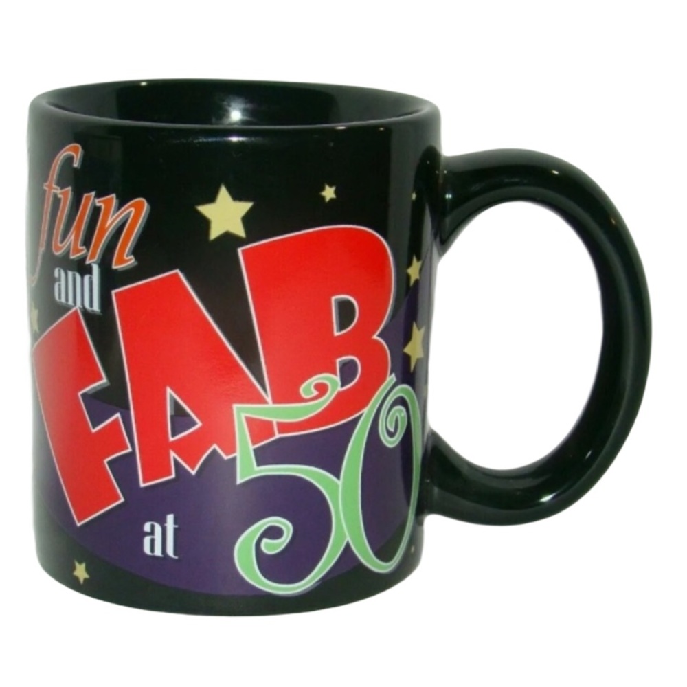 Russ Berrie Fun and Fab at 50 Mug 50th Birthday